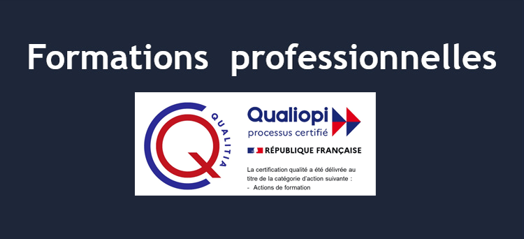 Formations professionnelles certifiées Qualiopi